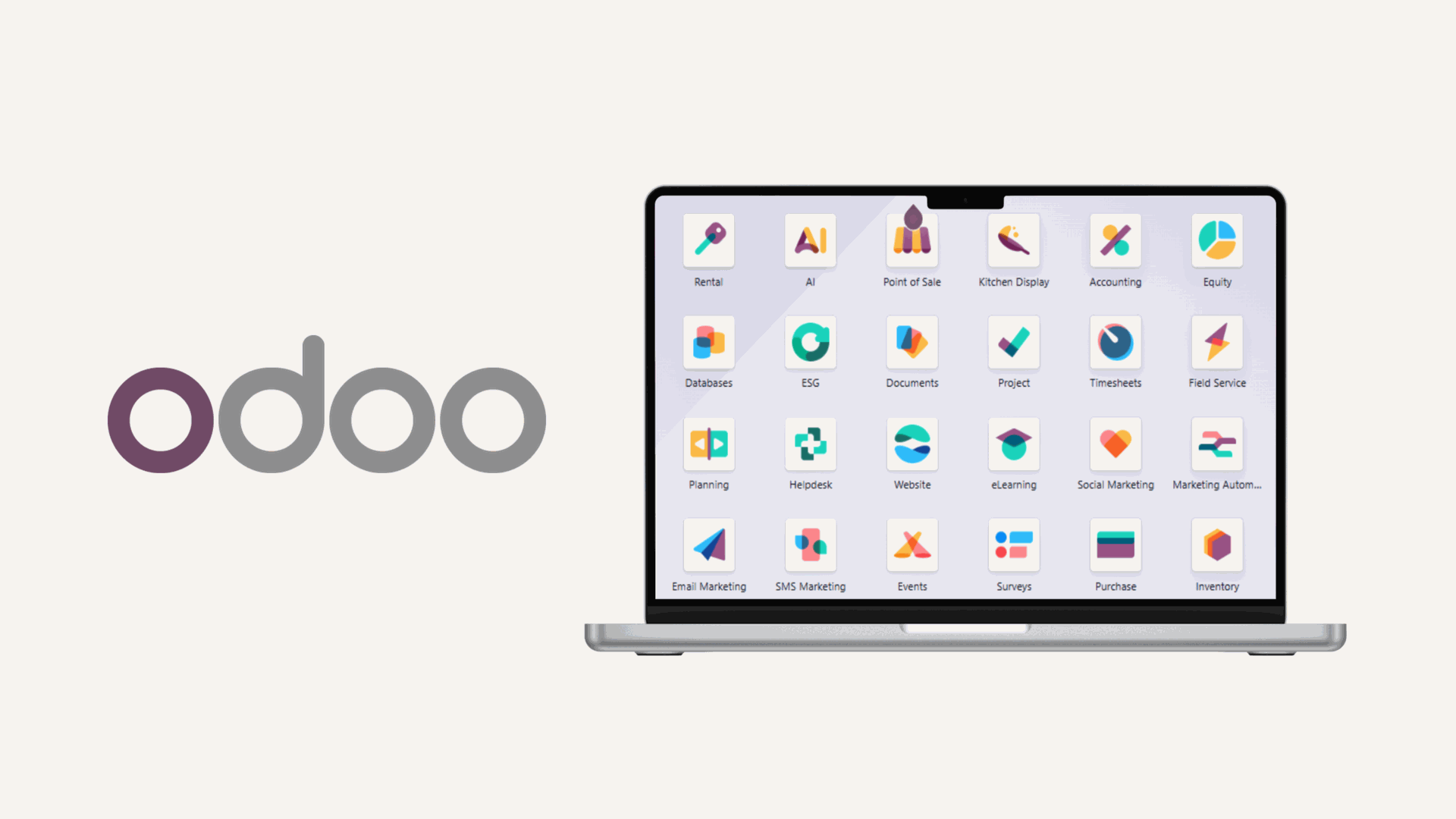 Odoo’s all-in-one ERP platform