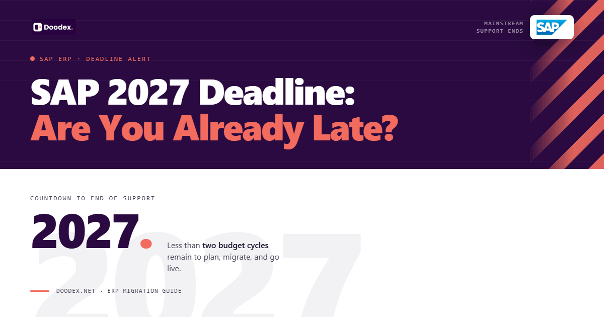 sap 2027 deadline
