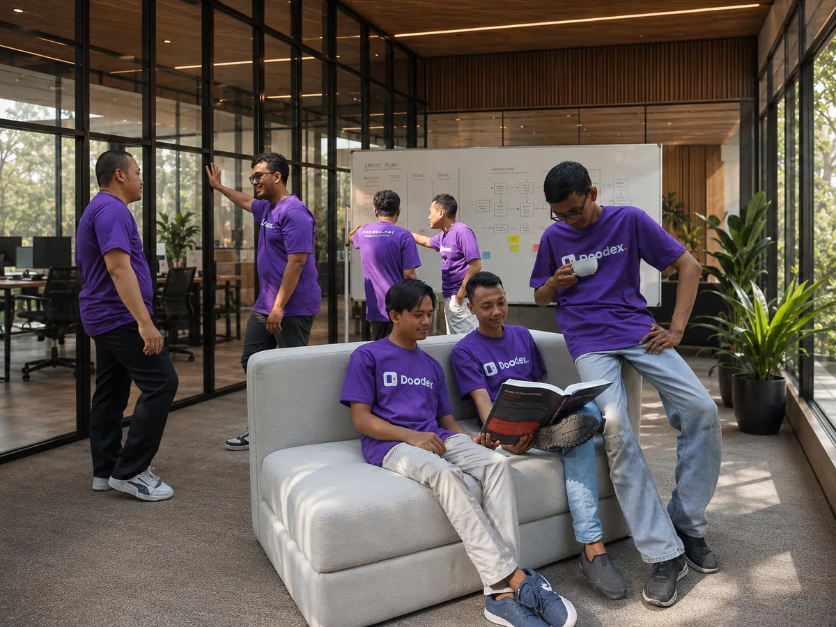 Doodex engineers planning an Amazon Odoo sprint