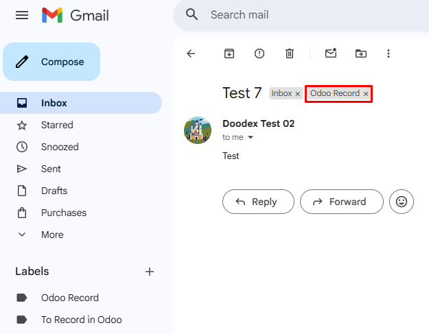Gmail Synchronization in Doodex Growth Suite Module