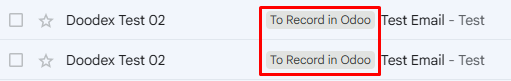 To Record in Odoo