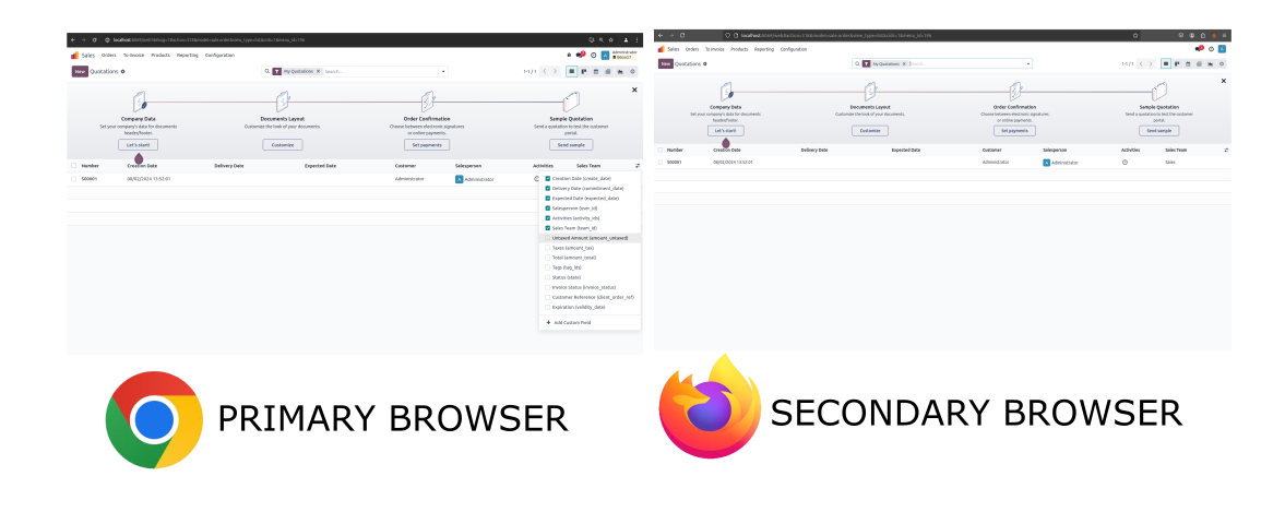 Browser synchronization powered by Odoo Apps by Doodex Browser synchronization powered by Odoo Apps by Doodex