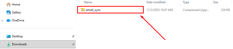 Download the Email module file